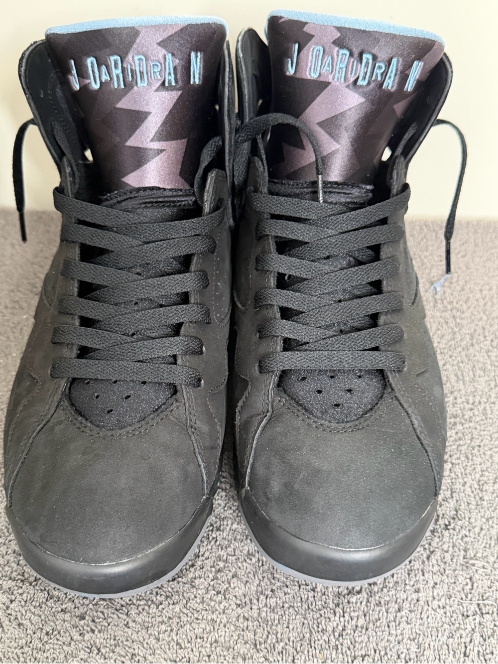 Air Jordan 7 Retro Chambray 2023 Black Blue Men’s size 11 #CU9307-004